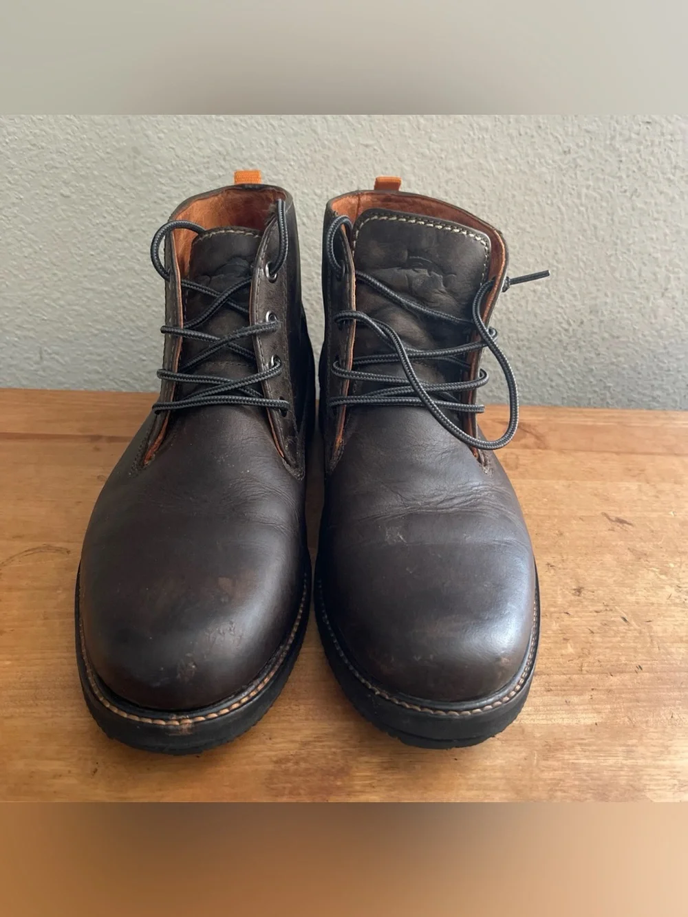 Tommy Bahama Edisto Brown Leather Chukka City Preppy Boots Mens Size 8 M